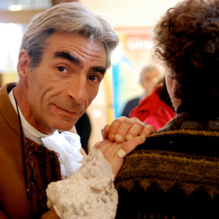 Avec Lionel FELIX, le créateur et l'organisateur des Mains du Patrimoine. Photo: N.Lados.