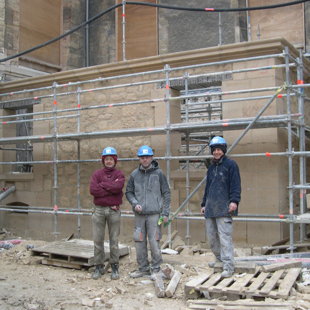 Chantier Laennec, et terminé pour la partie pierre !