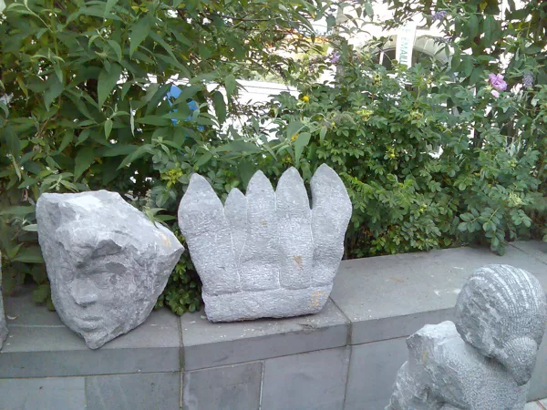 Festi'Lav 2007. Coucours sculpture.Flamme.