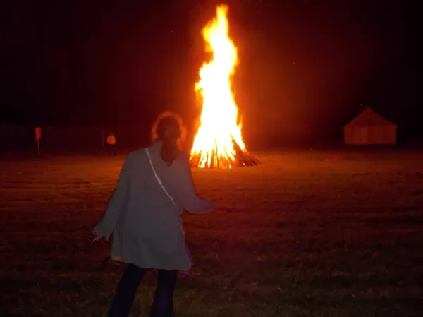 Grand feu, chateau de Saint-Cirgues, 2018.