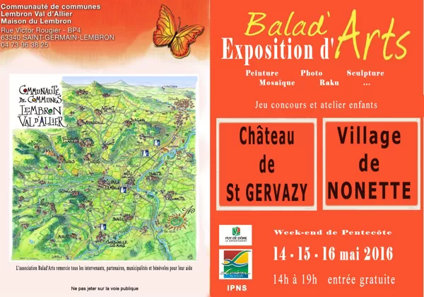 Balad'Arts 2016, Affiche.