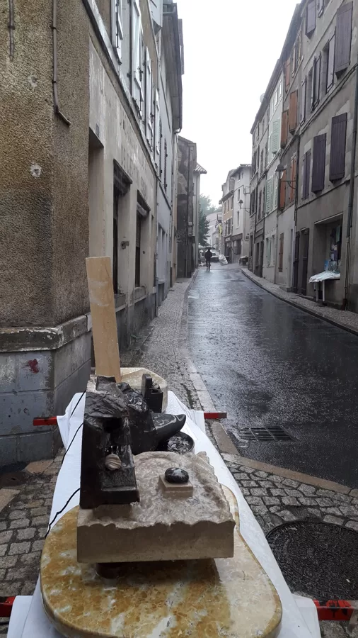 Exposition 2019 sous la pluie...
