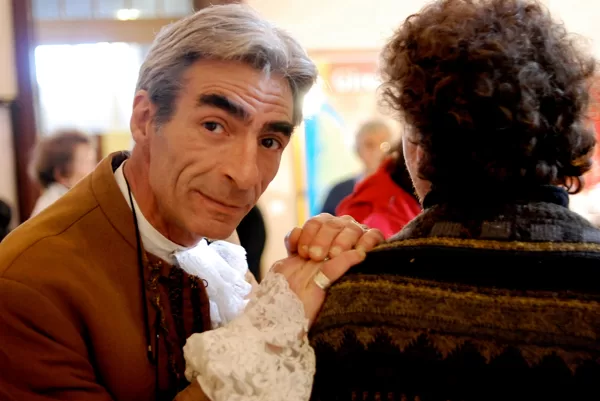 Avec Lionel FELIX, le créateur et l'organisateur des Mains du Patrimoine. Photo: N.Lados.