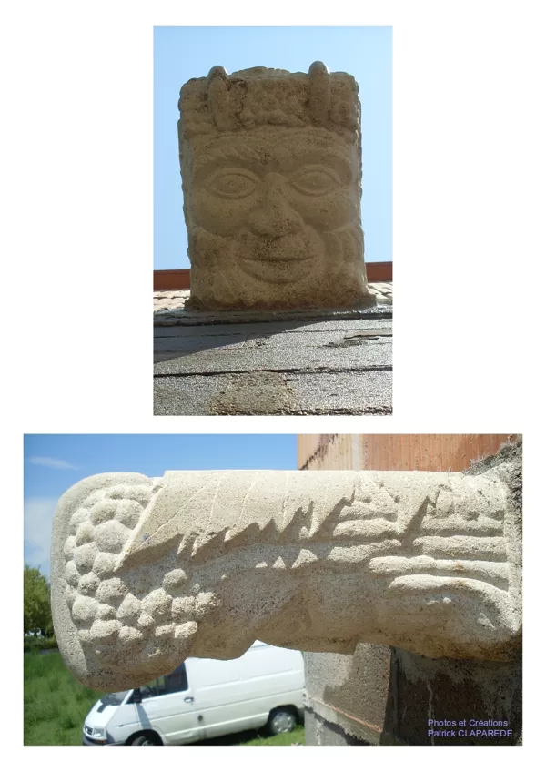 Gargouille Vigneronne posée.