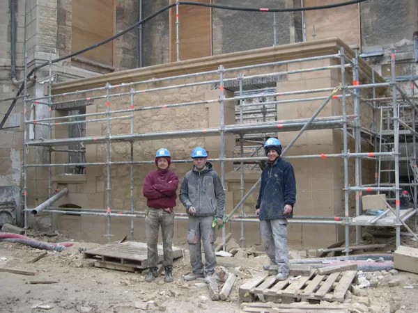 Chantier Laennec, et terminé pour la partie pierre !