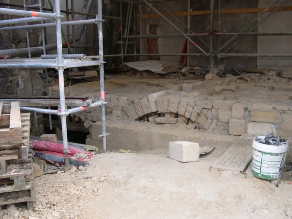 Chantier Laennec, avant dallage.